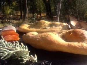 Galettes libanaises zaatar et poutargue